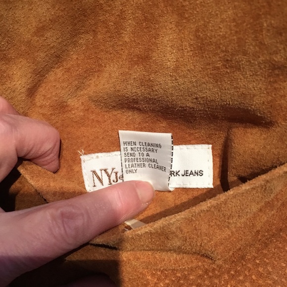 NWT Cozy suede coat. Reversible - Picture 7 of 8